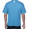 Drop Soulder T-shirt Cameo Blue. 