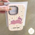 Fashion Cat Ribbon Case Compatible for Vivo Y18 Y27s Y02s Y91C Y03 Y12 Y02 V30 Y15 Y38 Y12i Y17s Y36 Y20i Y28 Y21 Y27 Y20 V29 Y20s Y21s Y11s Y16s Y17s Y25s Cute Cover. 