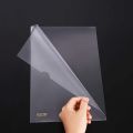 Huajie A4 Clear Transparent Plastic Document File Folder - 5 Pcs. 