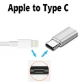 【All Series】 Micro USB to Type-C to Lightning Adapter Android Apple IOS UBS-C Converter Data Sync Fast Charging Charger. 