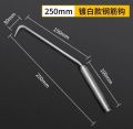 1Pc Semi-automatic Rebar Tie Hook Construction Threaded Pile Core Steel Bar Binding Hooks Rotation Rebar Tie Wire Twister. 