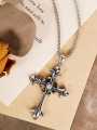 Traditional Cross Pendant - Silver Cross- Pendant For Men. 