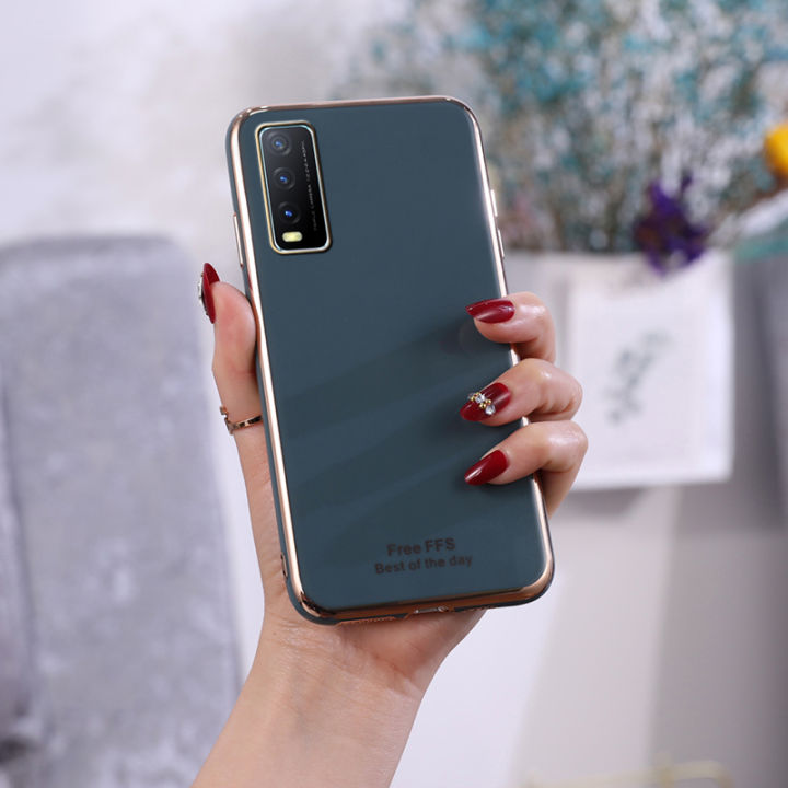 Casinglee%20For%20Vivo%20Y20S%20Back%20Cover%20Silicone%20Soft%20Cases%20Electroplated%20Avocado%20Green%20Glitter%20Full%20Protector%20Cases%20Vivo%20Y20S%20Case%20-%20Image%207