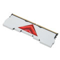 2pcs DDR4 RAM 8GB 3600MHz PC4 28800U Metal 1.35V Heat Dissipation Desktop Memory Module for Office White. 