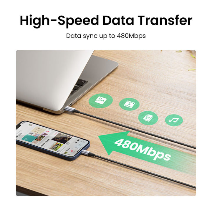 UGREEN%20USB%20C%20to%20Lightning%20Cable%20Nylon%20Braid%20MFi%20Certificate%20for%20iPhone%2013,12,%2012%20Pro,11%20/iPhone%2011%20Pro%20/XS%20Max%20X%208%2020W%20PD%20Fast%20Charger%20Data%20Cable%20for%20Macbook%20Pro,%20Air,%20iPad%20Pro%202020,2018%20USB%20C%20Cord%20-%20Image%208