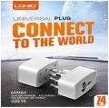 Ldnio_Z4- Universal Adapter Plug 6A Travel Adapter for UK- US -EU -AU- White. 
