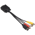 VGA Adapter to TV S-Video Out Cable for PC Video.