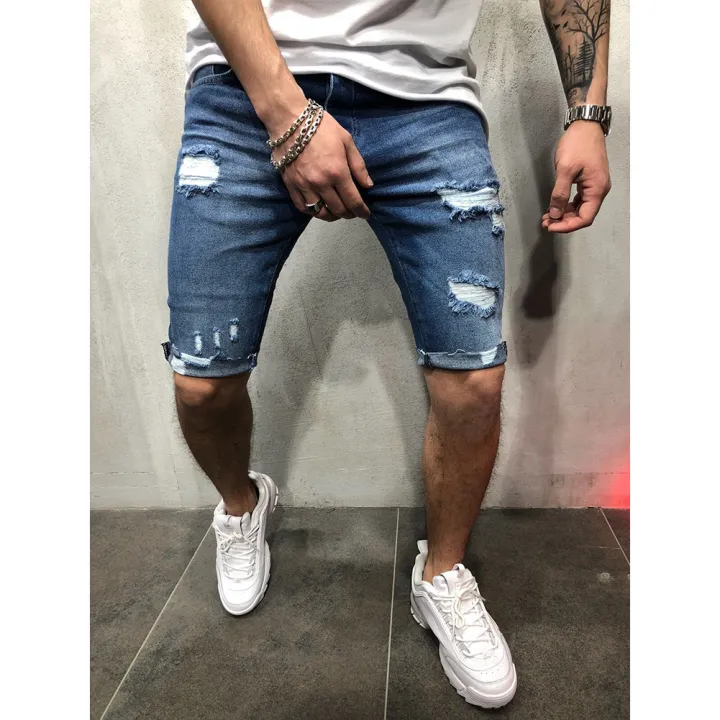 Elegantstunning%20Men%20Denim%20Shorts%20Summer%20Slim%20Fit%20Casual%20Cropped%20Pants%20Middle%20Waist%20Straight%20Sports%20Cargo%20Jeans%20For%20Beach%20-%20Image%206