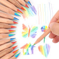 1/3pcs 7 Colour Log Rainbow Core Coloured Pencils Student Drawing Pencils. 