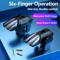 UBG Game Tip for P Button Game Finger Game Controller Joystick G21 Mobile Game Trigger Game 6 Finger Aiming L1 R1 Controller. 