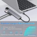 USB C HUB Type C Splitter To HDMI-compatible 4K Thunderbolt 3 Docking Station Laptop Adapter With PD SD TF RJ45 For Macbook Air. 
