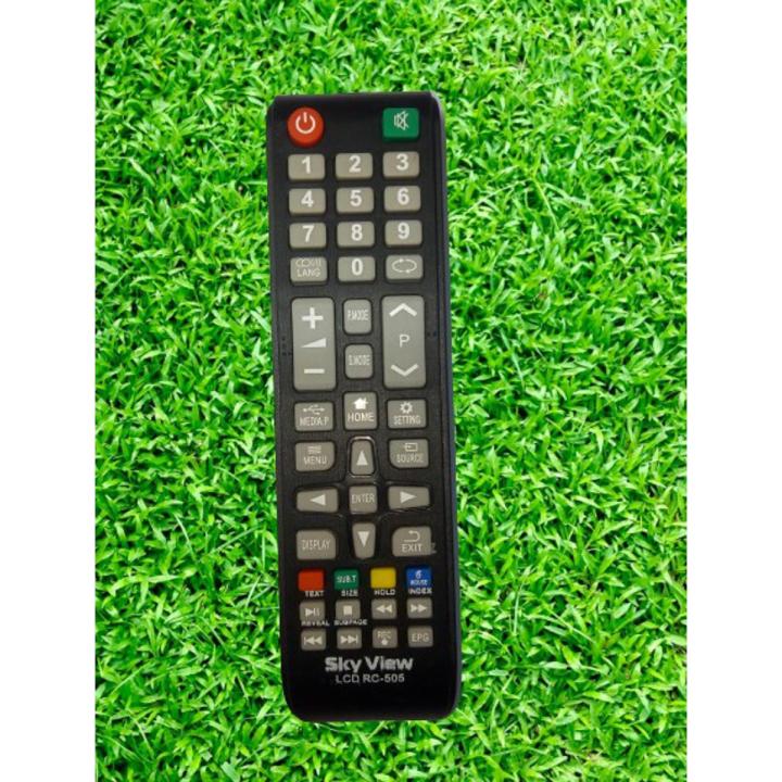Skyview RC 505.Compatible Remote Control High Quality. Lcd Led TV Remote.