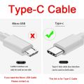 3M Type C Cable For Vivo Y36 Y35 5G Y35 Plus Y28 Y27s Y17s Y11 Y03 T2 T3 Type-C Cables USB EU Charger 3 2 1 Meter Dual Adapter. 