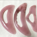 Resin Massage board Relaxing 20.5*8.7cm/19.1*7.2cm/23.5*7.7cm Pink Body Gua Sha Massage Cellulite Toning for Spa Home use.