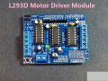 BLUE L293D Motor Driver Module L293D Motor Driver Shield Expansion Board 4.5-16V Motor Driver L293D Module For Arduino Adapters.