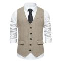 Men‘s Suit Vests Vintage Style Smart Casual Waistcoat Slim Single Breasted Suit Vest Men Sleeveless Formal Wedding Waistcoat Man.