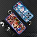 Shockproof Ring Phone Case For OnePlus Ace3/1+12R Silicone Back Cover Lanyard Waterproof Fashion Design Wristband Cute.
