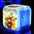 Super Cute Teletubbies Alarm Clock Glowing LED Color Change Digital Alarm Clock Multifonction Watches Clock Kids Birthday Gift. 