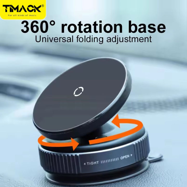 Timack%C2%AE%20Magnetic%20Vacuum%20Car%20Phone%20Holder%20360%C2%B0%20Rotation%20Suction%20Cup%20Navigation%20Stand%20Bracket%20Car%20Magnetic%20Holder%20for%20iPhone%20-%20Image%202