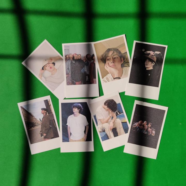 BTS Polaroid style photo card (8 pieces set)