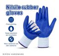 3 Pair Nylon Rubber coated Safety Hand Gloves for Industrial , Household, Bike Riding Hand Gloves.