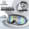 Outtobe Ad-ult Swimming Goggles Large Frame with ear plug Waterproof Anti Fog Swim Glasses.