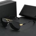 2022 New Fashion Men Polarized Sunglasses Oval Shape Alloy Frame Shade Eyewear Play Ourders Drive UV400 Sun Glass.