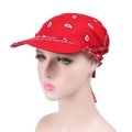 Unisex Hat Fashion Square Scarf Cap Soft Headscarf Baseball Cap Outdoor Brim Sunshade Hats Gift.
