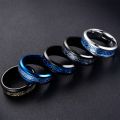 Luminous ring glow in the dark for men Men's punk design.