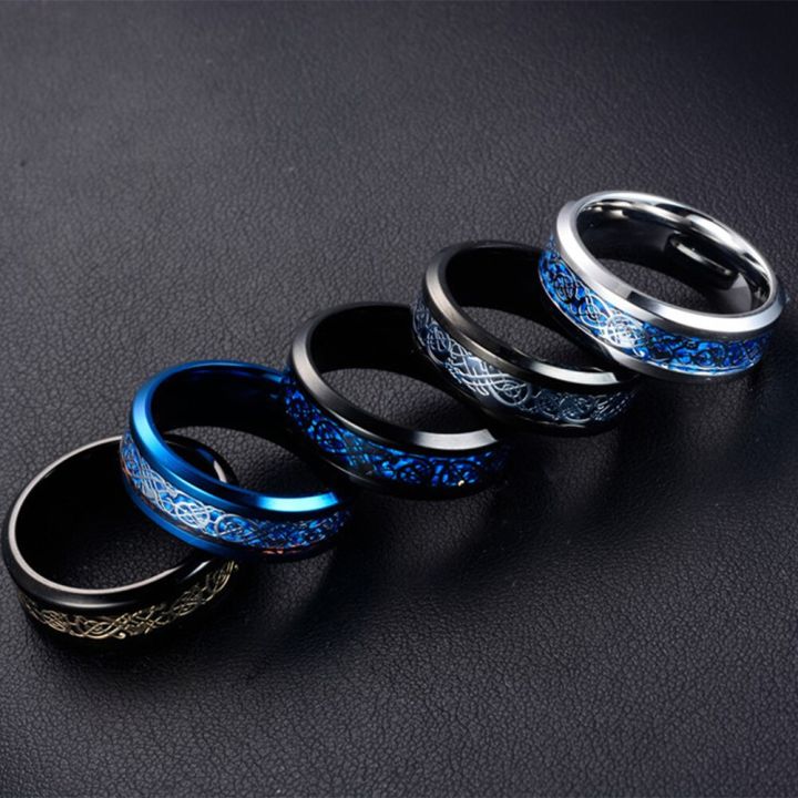 Luminous ring glow in the dark for men Men's punk design