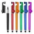 6 Pieces of 3 in 1 Universal Capacitive Stylus Writing Pen with Touch screen and mobile stand (Combo- 6 Pieces).