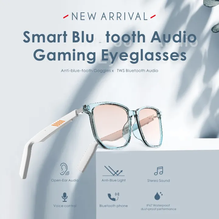 Anti-blue%20light%20eyeglasses%20wireless%20stereo%20BT%20headset%20audio%20smart%20glasses%20-%20Image%204