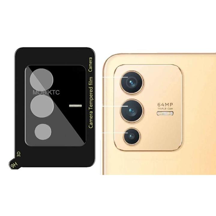 Vivo V23 5G Protector - Black - 9H Ultra Thin Scratch-Resistant Camera Lens Glass Protector