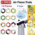 Air Flavor Pods Water Bottle Flavor Caps 0 Sugar Fruit Fragrance Rings Non Toxic Water Cup Scented Pods for Drinking Water. 