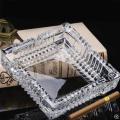 Crystal Heavy Glass Ashtray for Indoor and Outdoor Decorative (Square).