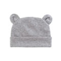 Autumn Winter Baby Hat Comfortable Solid Color Hats Cute Ear Shape Cotton Cap Newborn 0 -1 Infant Bonnet Items. 