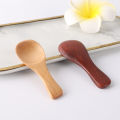 1/5Pcs Children Milk Powder Cute Coffee Spoon Solid Wood Dessert Small Teaspoon Lotus Wood Companion GiftsTableware Baby Wooden Simple Spoon. 