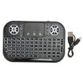 Mini Wireless Bluetooth Keyboard with Touchpad Support 2.4GHz RF Multi Touch Rechargeable Handheld Keyboard Controller for PC. 