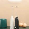 Milk Drink Coffee Whisk Stirrer Mini Milk Frother Mixer Electric Home Kitchen Egg Beater For Kitchen Tools 1 pcs white or black. 