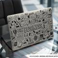 Business Seamless Pattern Laptop Stickers & Laptop Skin Waterproof Removable Laptop Sticker For Any Kind of Laptop - (10.5X15.5 Inch) - LSKN2357 - Alpha Decor. 