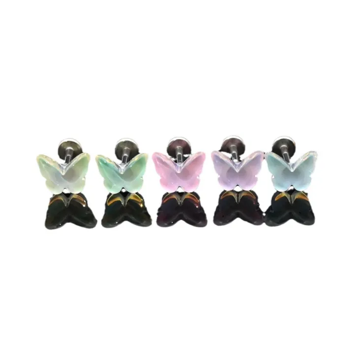 SMTNEK%20resin%20titanium%20steel%20outer%20teeth%20translucent%20rainbow%20color%20butterfly%20lip%20stud%20earrings%20stainless%20steel%20piercing%20jewelry%20-%20Image%205