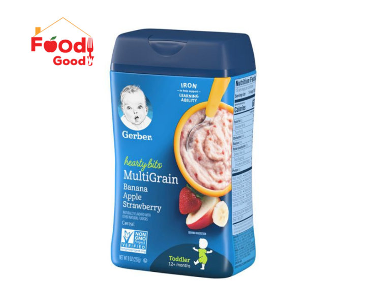 Gerber_MultiGrain Banana_Apple_Strawberry Cereal (12+ Months) - 227g