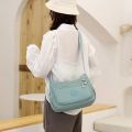 Women's Messenger large capacity Shoulder Bag Polyester Fashion Cosmetic Bag Simple and Versatile Handbag Crossbody Bag. 
