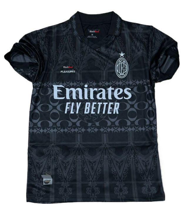AC Milan 4th Kit 2024 Football Jersey Black