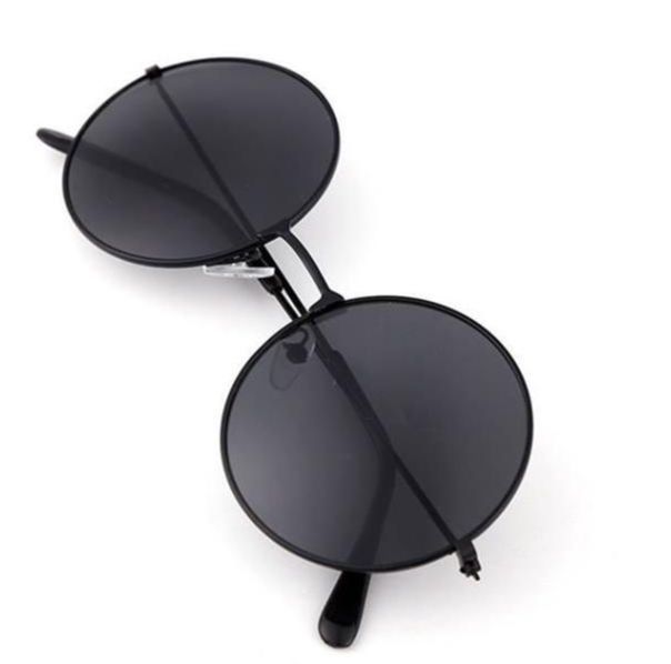 Round Metal Sunglasses Brand Designer Retro Vintage