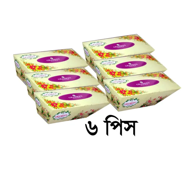 GRAMEEN Perfumed Facial Tissue (120 Pcs x 2 Ply), S2: 6 Box - Toilet ...