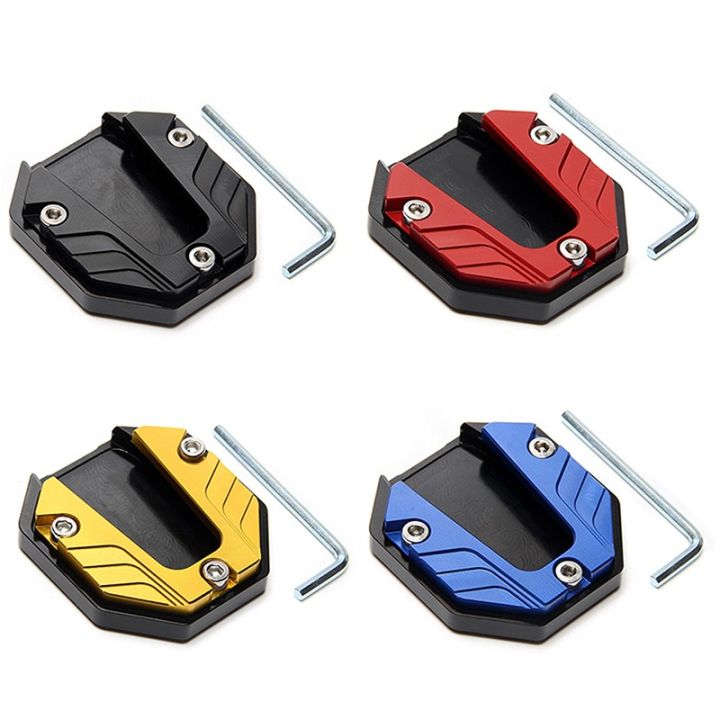 Motorcycle%20Bike%20Kickstand%20Pad%20Support%20Side%20Stand%20Extender%20Foot%20Side%20Stand%20Extension%20Foot%20Pad%20Support%20Plate%20Anti-Skid%20Enlarged%20Base%20Motorbike%20Accessories%20-%20Image%202