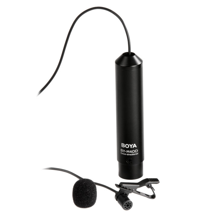 BOYA%20BY-M40D%20Omni-directional%20Lavalier%20Microphone%20Mic%20for%20Sony%20Panasonic%20Camcorder%20Audio%20Recorders%20-%20Image%207