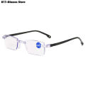 Luxury Diamond Cut Reading Glasses Men Rimless Anti Blue Light Eyeglasses Ladies Plus Prescription Eyewear Diopter 1.0 To +4.0 PCardiaCP. 
