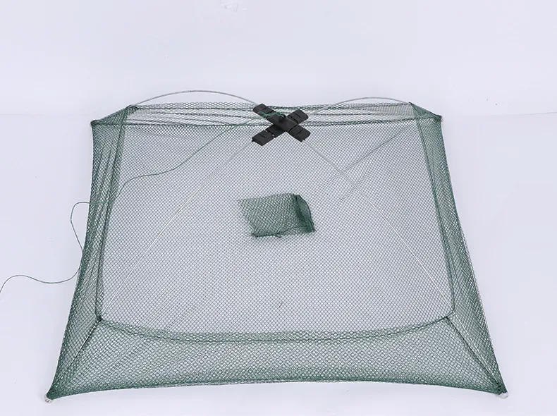 Portable 60*60cm Folding Fishing Net Nylon Network Shrimp Fish Net Casting Net  Fishing Cage Outdoor Fishnet For Crab Crayfish | Daraz.com.bd